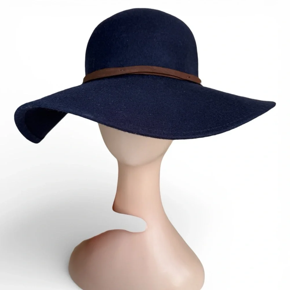 Janie and Jack WOODLAND WEEKEND Wool Felt Hat S 4-5 Floppy Wide Brim Hat